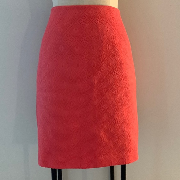 BANANA REPUBLIC- Pink fully lined pencil skirt, cotton blend. 10 - Picture 2 of 10